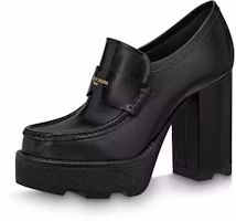 (Women) Louis Vuitton Beaubourg 'Black Leather Mules' 1ABVT2 (Women) Louis Vuitton Beaubourg 'Black Leather Mules' 1ABVT2