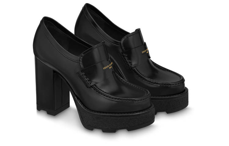 Lookbook (W) Louis Vuitton Beaubourg 'Sandal Kulit Hitam' 1ABVT2