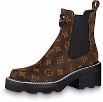 (Women) Louis Vuitton LV Beaubourg Ankle Boots 'Brown' 1A8QCI (Women) Louis Vuitton LV Beaubourg Ankle Boots 'Brown' 1A8QCI