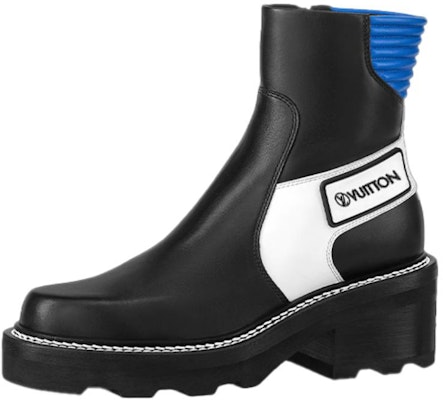 (Women) Louis Vuitton Beaubourg Ankle Boot 'Black Blue' 1A9OBX Buy (Women) Louis Vuitton Beaubourg Ankle Boot 'Black Blue' 1A9OBX
