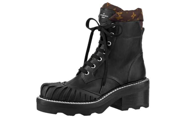 (Women) Louis Vuitton Beaubourg Ankle Boot 'Black' 1A94N4