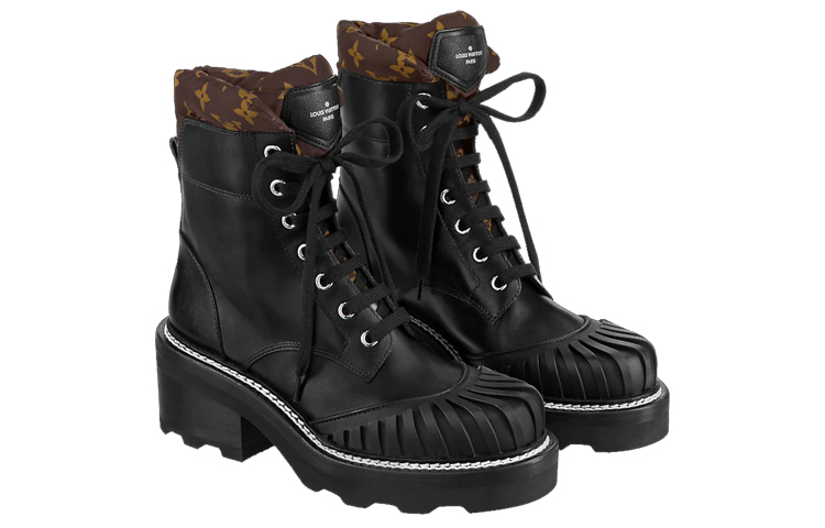Lookbook (W) Louis Vuitton Beaubourg Boot Hitam 1A94N4