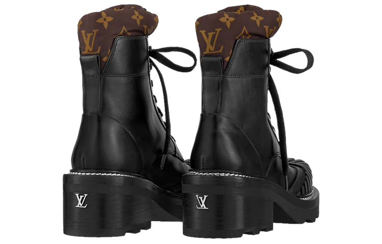 Shop (W) Louis Vuitton Beaubourg Boot Hitam 1A94N4
