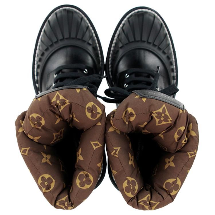 Purchase (W) Louis Vuitton Beaubourg Boot Hitam 1A94N4