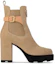 Order (W) Louis Vuitton Beaubourg Ankle Boot 'Tan Buckle' Coklat Gesper 1ACJYA