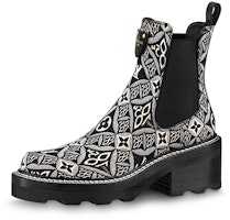 (Women) Louis Vuitton Beaubourg Ankle Chelsea Boots 'Black' 1A8UNL (Women) Louis Vuitton Beaubourg Ankle Chelsea Boots 'Black' 1A8UNL