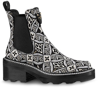 (W) 路易威登鲍勃昂克尔切尔西靴‘黑色’ 1A8UNL Order (W) 路易威登鲍勃昂克尔切尔西靴‘黑色’ 1A8UNL