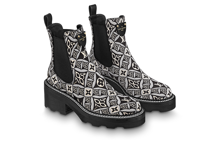 Lookbook (W) 路易威登鲍勃昂克尔切尔西靴‘黑色’ 1A8UNL