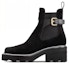 Buy (W) Louis Vuitton Beaubourg Kulit Anak Lembu But Chelsea 'Kasar Tumit Hitam Santai' 1ACKCJ