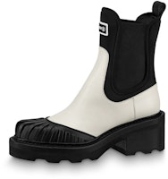 (Women) Louis Vuitton Beaubourg Chelsea Boot 'Black and White' 1A9GYA (Women) Louis Vuitton Beaubourg Chelsea Boot 'Black and White' 1A9GYA