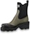 (W) Louis Vuitton Beaubourg Chelsea Boot 'Hitam Hijau' 1A9GYP