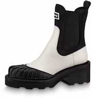 (Women) Louis Vuitton Beaubourg Chelsea Boot 'Black and White' 1A9GYA (Women) Louis Vuitton Beaubourg Chelsea Boot 'Black and White' 1A9GYA