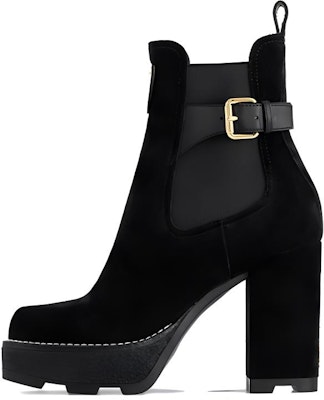 (Women) Louis Vuitton Beaubourg Chelsea Boot 'Black Calf Leather Comfort Heel' 1ACJY2 Buy (Women) Louis Vuitton Beaubourg Chelsea Boot 'Black Calf Leather Comfort Heel' 1ACJY2