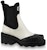 (W) Louis Vuitton Beaubourg Chelsea Boot 'Hitam dan Putih' 1A9GYA