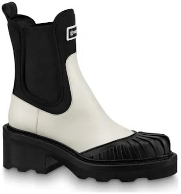 (Women) Louis Vuitton Beaubourg Chelsea Boot 'Black and White' 1A9GYA Order (Women) Louis Vuitton Beaubourg Chelsea Boot 'Black and White' 1A9GYA
