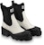 (W) Louis Vuitton Beaubourg Chelsea Boot 'Hitam dan Putih' 1A9GYA