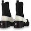 Shop (W) Louis Vuitton Beaubourg Chelsea Boot 'Hitam dan Putih' 1A9GYA