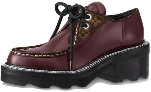 (W) 路易威登Beaubourg德比鞋'勃艮第红' 1A7S44 Buy (W) 路易威登Beaubourg德比鞋'勃艮第红' 1A7S44