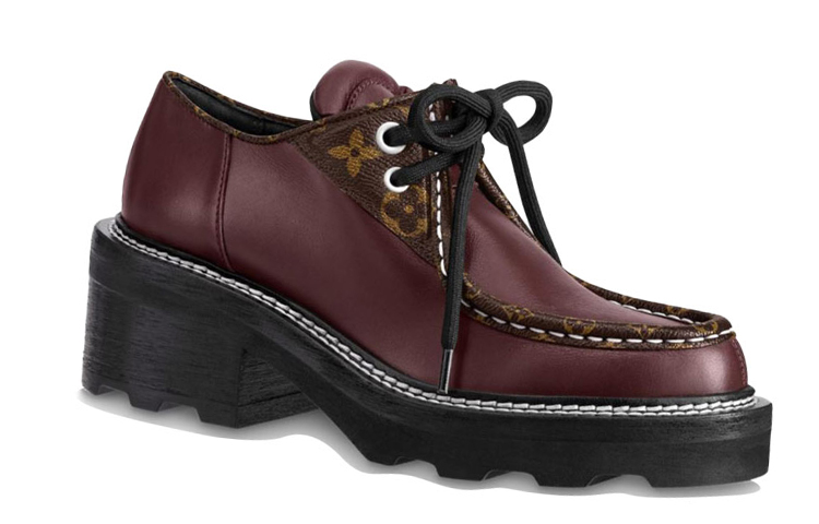 Order (W) Louis Vuitton Beaubourg Derby 'Burgundy' Pria 1A7S44