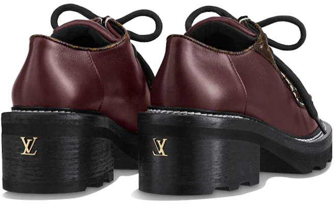 (W) Louis Vuitton Beaubourg Derby 'Burgundy' Lelaki. 1A7S44 Lookbook (W) Louis Vuitton Beaubourg Derby 'Burgundy' Lelaki. 1A7S44