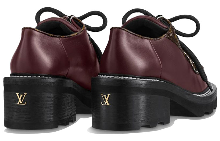 Lookbook (W) Louis Vuitton Beaubourg Derby 'Burgundy' Pria 1A7S44