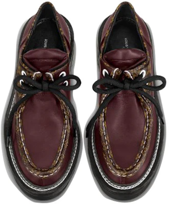 (W) Louis Vuitton Beaubourg Derby 'Burgundy' Lelaki. 1A7S44 Shop (W) Louis Vuitton Beaubourg Derby 'Burgundy' Lelaki. 1A7S44