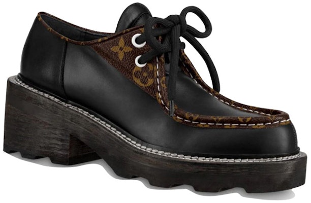(Women) Louis Vuitton Beaubourg Platform Derby 'Black' 1A5SO7 Order (Women) Louis Vuitton Beaubourg Platform Derby 'Black' 1A5SO7
