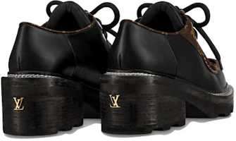 Lookbook (W) Louis Vuitton Beaubourg Derby Plateforme ''Noir'' 1A5SO7