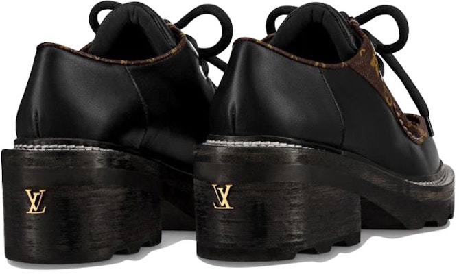 (Women) Louis Vuitton Beaubourg Platform Derby 'Black' 1A5SO7 Lookbook (Women) Louis Vuitton Beaubourg Platform Derby 'Black' 1A5SO7