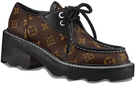 (W) 路易威登博博格增高德比鞋 '棕色' 1A5SS0 Order (W) 路易威登博博格增高德比鞋 '棕色' 1A5SS0