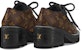 (W) Kasut Louis Vuitton Beaubourg Platform Derby 'Coklat' 1A5SS0