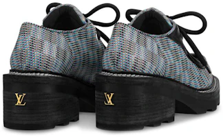 Shop (W) Louis Vuitton Derby Platform Beaubourg "Imprimé Carreaux Bleus" 1A5SP2