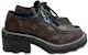 (W) Kasut Louis Vuitton Beaubourg Platform Derby 'Coklat' 1A5SS0