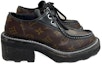 Shop (W) Kasut Louis Vuitton Beaubourg Platform Derby 'Coklat' 1A5SS0