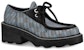 (W) Kasut Louis Vuitton Beaubourg Platform Derby 'Corak Kotak Biru'. 1A5SP2