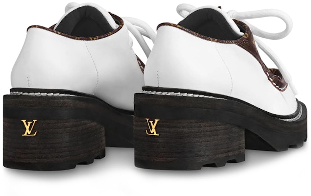 (W) Zapatos Louis Vuitton Beaubourg Platform Derby 'Blancos' 1A5SNU Shop (W) Zapatos Louis Vuitton Beaubourg Platform Derby 'Blancos' 1A5SNU