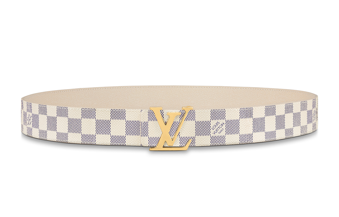 (Women) Louis Vuitton Beige Leather Fashion Belt 4cm Width M0325T 圖 2
