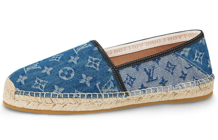 (Women) Louis Vuitton Bidart Espadrille 'Monogram Denim Blue' 1A5YDK