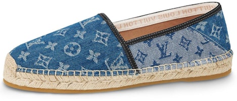 (Women) Louis Vuitton Bidart Espadrille 'Monogram Denim Blue' 1A5YDK (Women) Louis Vuitton Bidart Espadrille 'Monogram Denim Blue' 1A5YDK