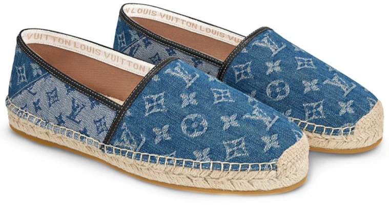 (W) Louis Vuitton Bidart Espadrille 'Monogram Denim Biru' 1A5YDK Lookbook (W) Louis Vuitton Bidart Espadrille 'Monogram Denim Biru' 1A5YDK