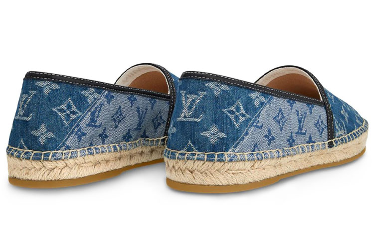 Shop (W) Louis Vuitton Bidart Espadrille 'Monogram Denim Biru' 1A5YDK
