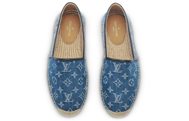 Purchase (W) Louis Vuitton Bidart Espadrille 'Monogram Denim Biru' 1A5YDK