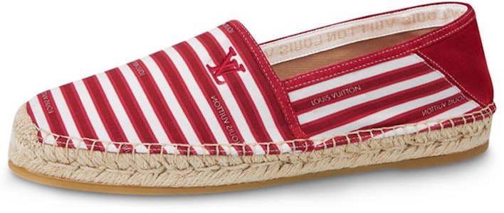 Sepatu Espadrille Louis Vuitton LV Bidart 'Merah Putih Beige' 1A5ZOA Buy Sepatu Espadrille Louis Vuitton LV Bidart 'Merah Putih Beige' 1A5ZOA