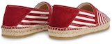 Shop Kasut Espadrille Louis Vuitton LV Bidart 'Merah Putih Coklat Air Tawar' 1A5ZOA