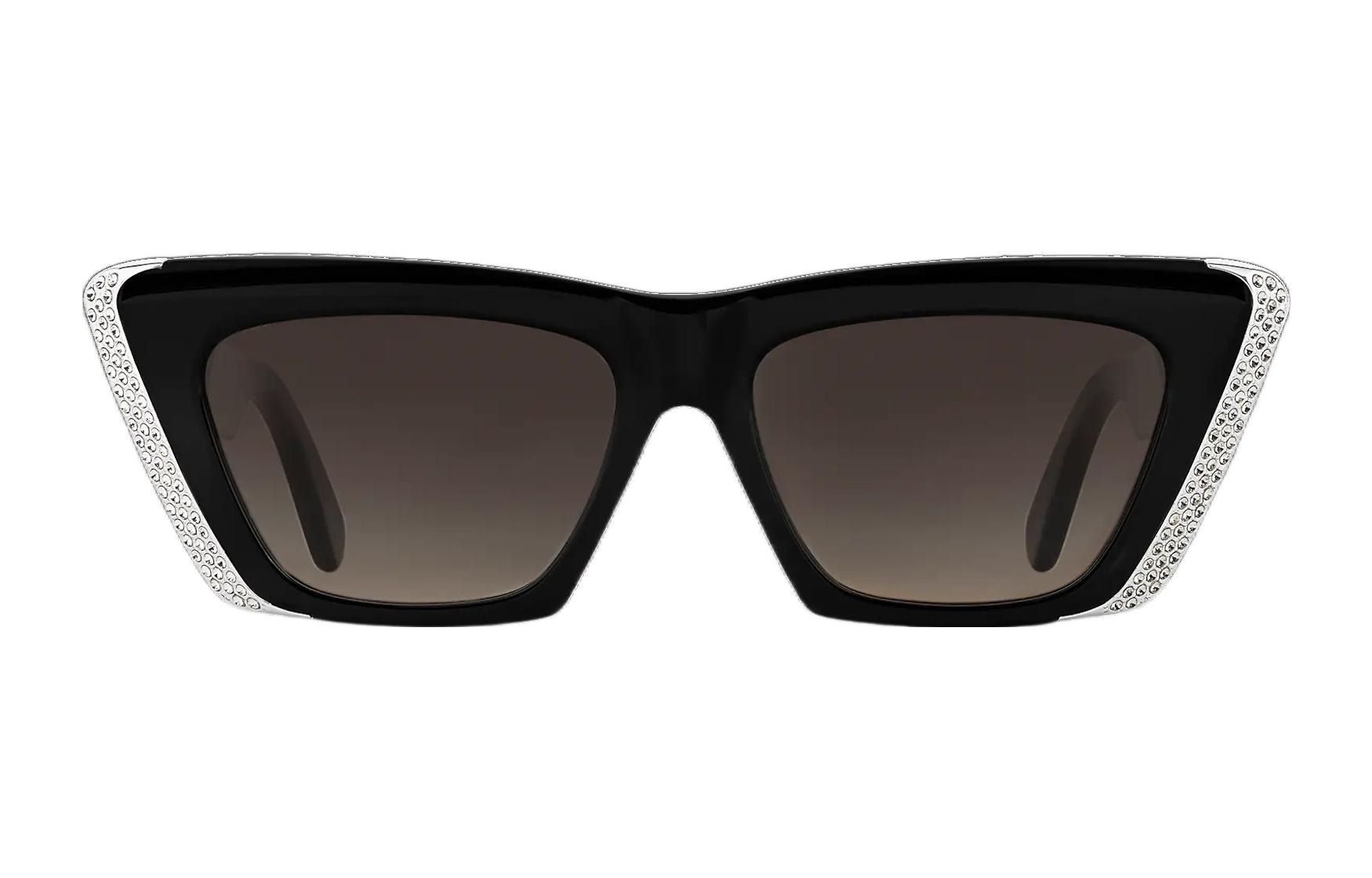 (Women) Louis Vuitton Black Cat-Eye Sunglasses - Stylish and Elegant Eyewear Z1776E