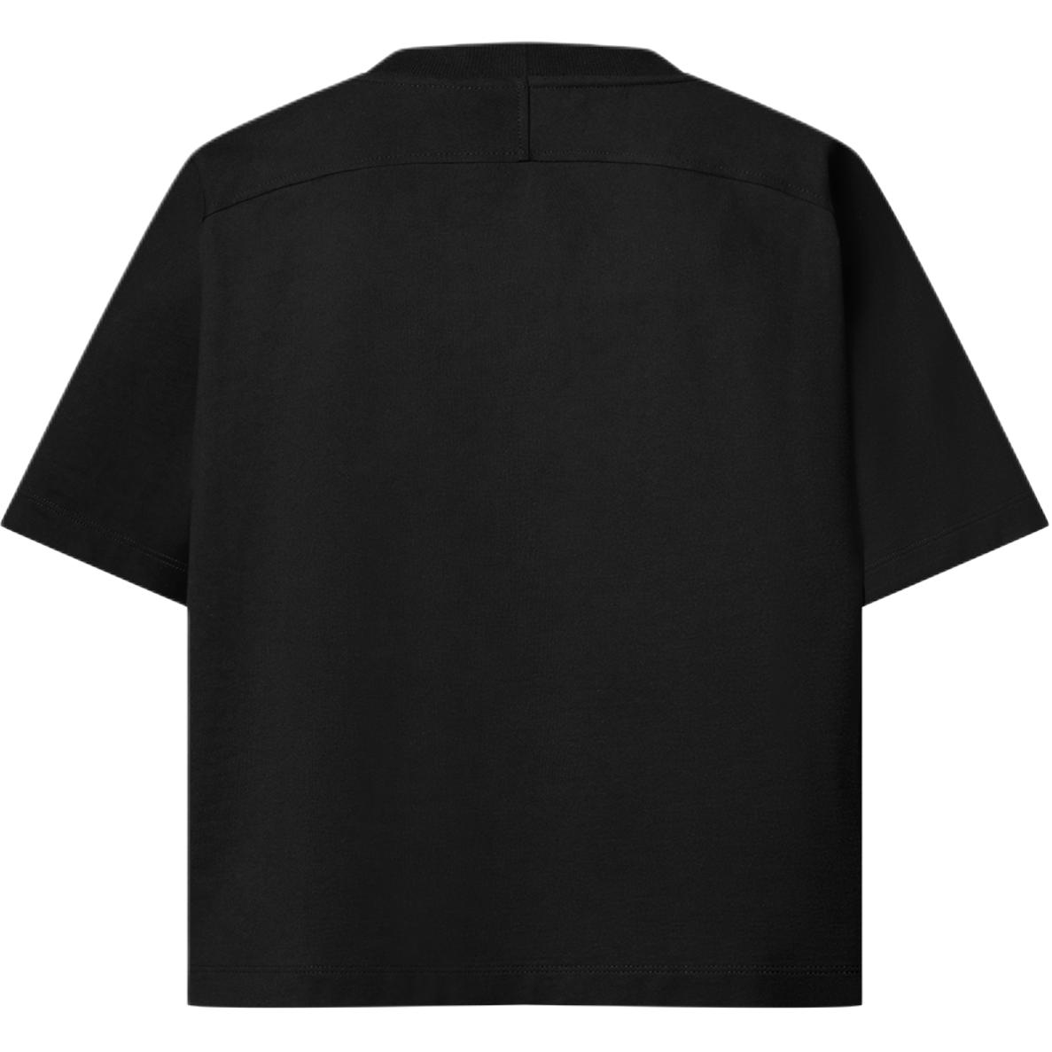 (Women) LOUIS VUITTON Black Cotton Knit Signature Loose Fit T-Shirt 1AHX81 圖 3