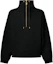 Order (W) SUÉTER LOUIS VUITTON Negro Relieve Tejido Cuello Alto Cremallera Media 1AGCKO