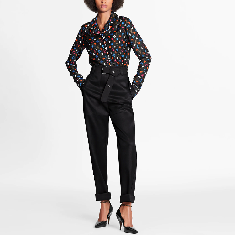 (Women) LOUIS VUITTON Black Long Sleeve Poker Pocket Jacket 1A8LVW 圖 3