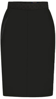 (W) 루이 비통 블랙 미디 스트레이트 캐주얼 스커트 1A8KQ3 Order (W) 루이 비통 블랙 미디 스트레이트 캐주얼 스커트 1A8KQ3