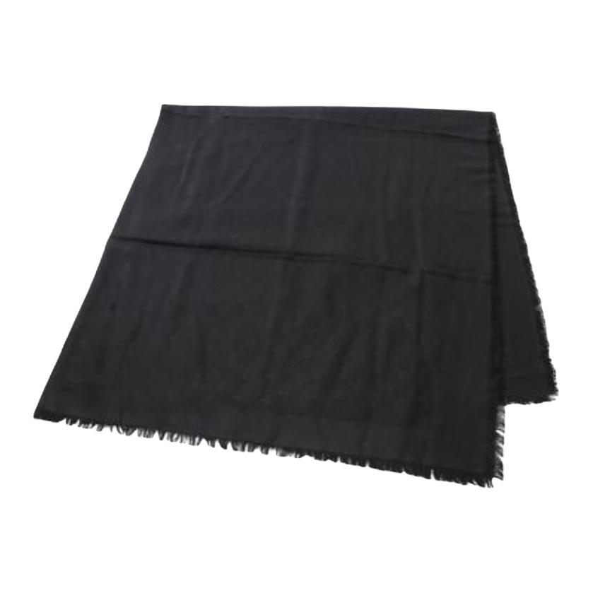 (Women) Louis Vuitton Black Silk Wool Scarf for Women - Unique Design. M71329 圖 2